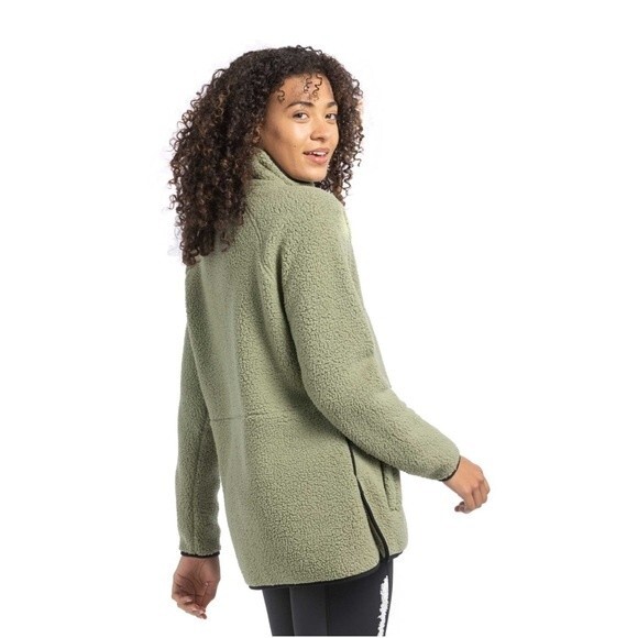 LIV Outdoor Rita Seagrass Green Sherpa Jacket Size Small - Picture 3 of 10